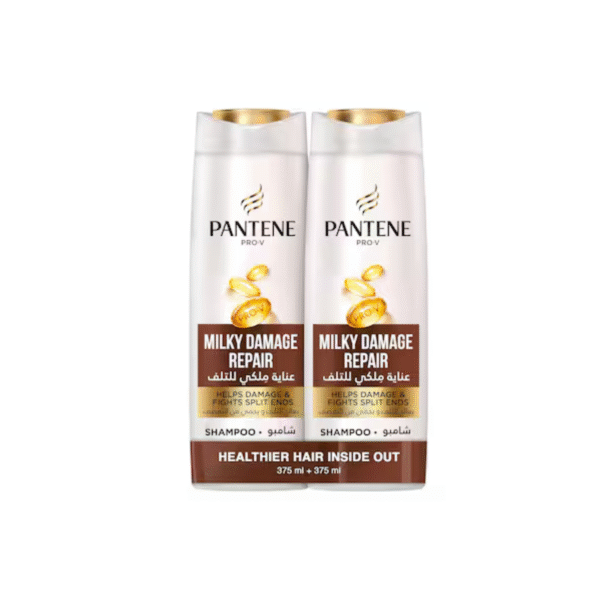 Pantene Pro-V Milky Damage Shampoo, (2 pcs set / 400ml each)